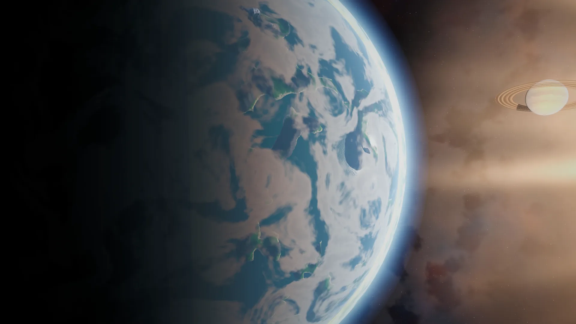 SPACEWAR: Under a red giant