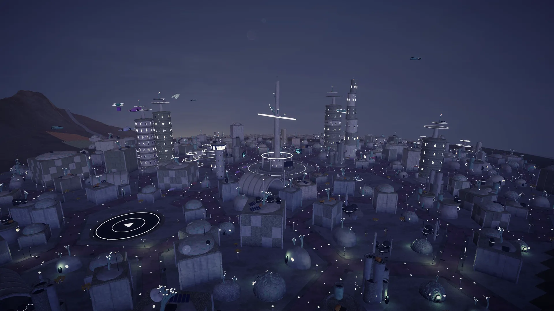 SPACEWAR: Night towers