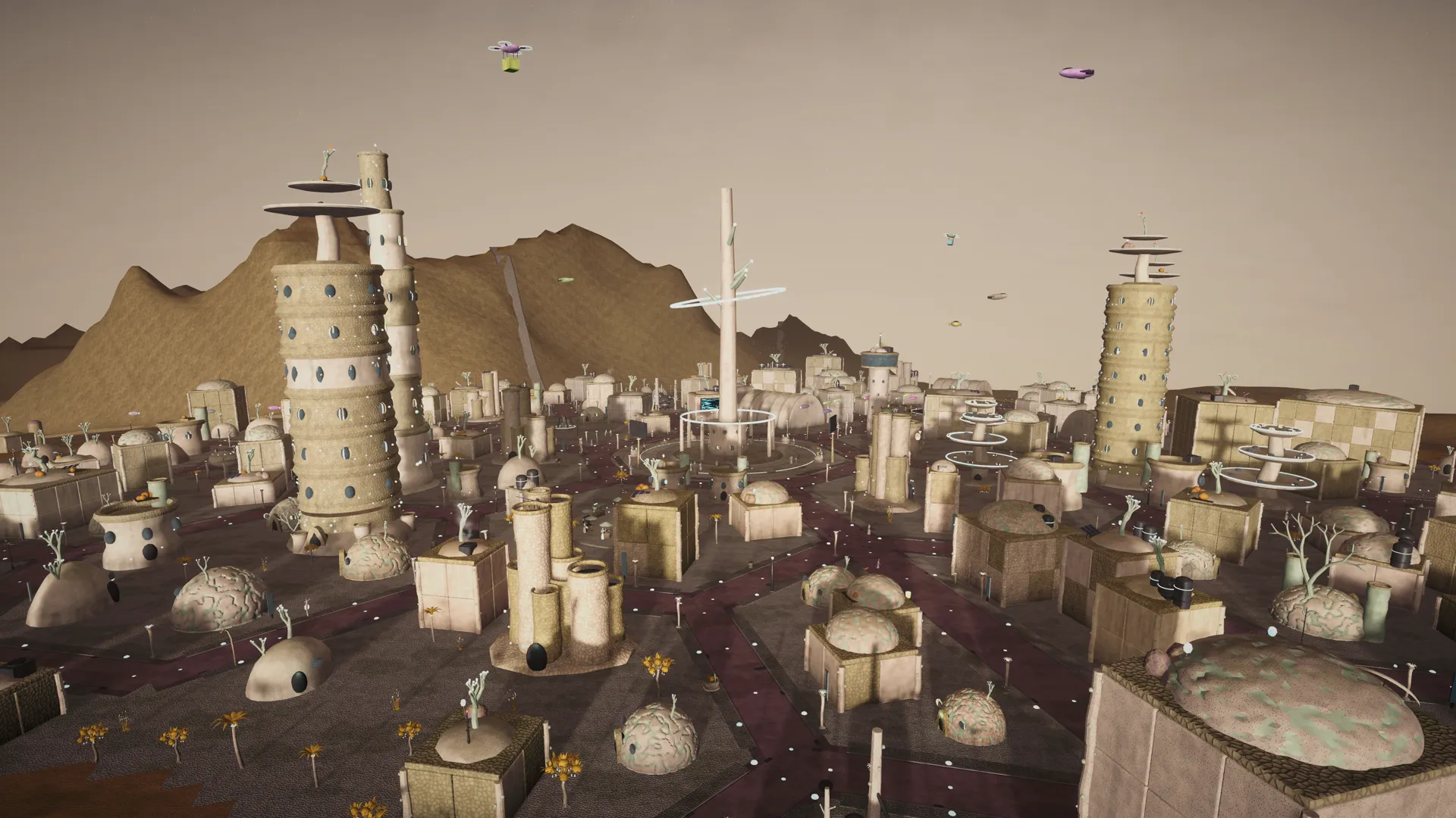 SPACEWAR: Desert city